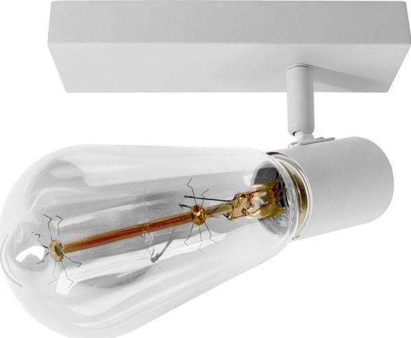 Orno RIO SP 1 kattovalaisin, seinä-/kattovalaisin, E27 max. 60W, IP20, valkoinen