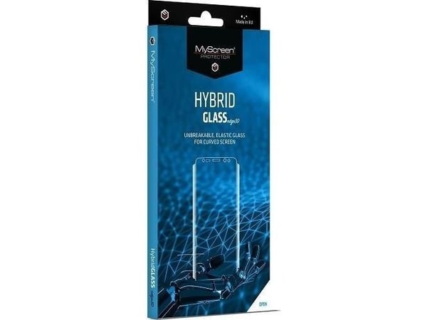Apple iPhone X/Xs/11 Pro - Hybridglass for hele skjermen MyScreen HYBRID GLASS edge3D (svart ramme)