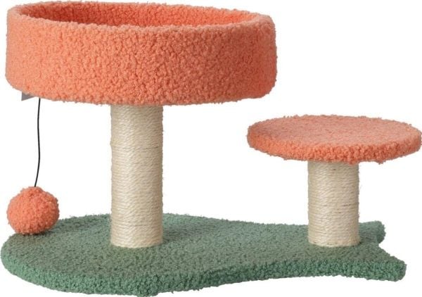 Koopman klorestativ til katt, trestamme med snor 38x26x24 cm