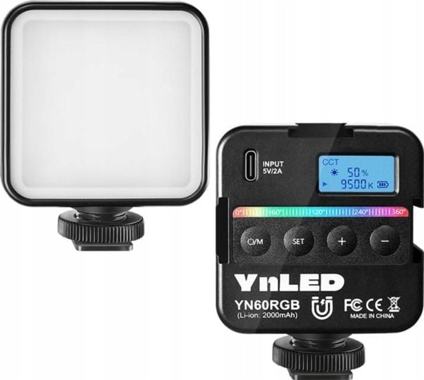 Yongnuo Studiolampe LED-panel Yongnuo YN60RGB 2500-9500K