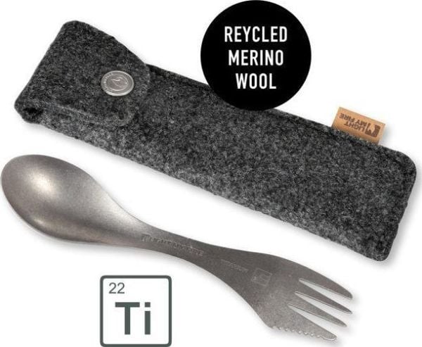 Light My Fire Spork Titanium, Titan, Tritan, 32 g, Sverige