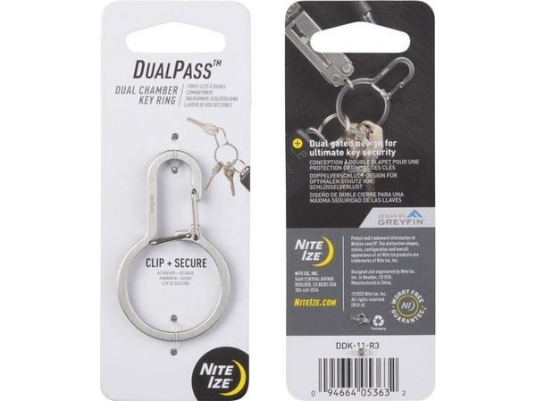 NiteIze karbinhake med DualPass-fack