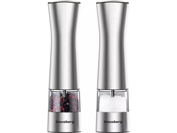 Klausberg krydderkvern KLAUSBERG KB-7610 ELEKTRISK KVERNE FOR PEPPER OG SALT