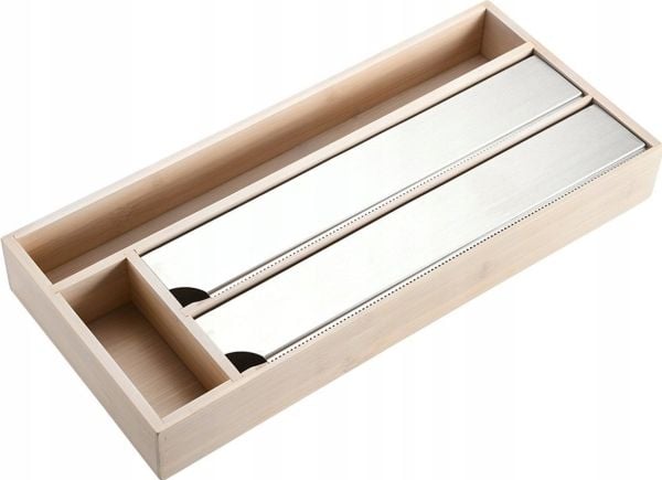 Kesper Dispenser for forbruksfolie og papir, bambus, 42 x 19 cm