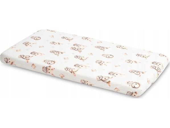 Sensillo trykt laken med kaniner 60x120 cm