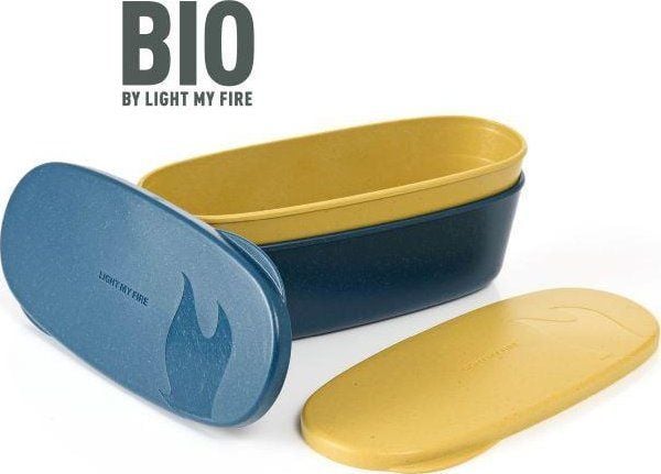 Light My Fire SnapBox oval, Boks, Oval, 0,32 l, Blå, Gult, Plast, Sverige
