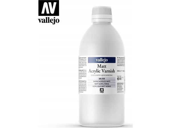 Vallejo Matt Acrylic Varnish 500 ml