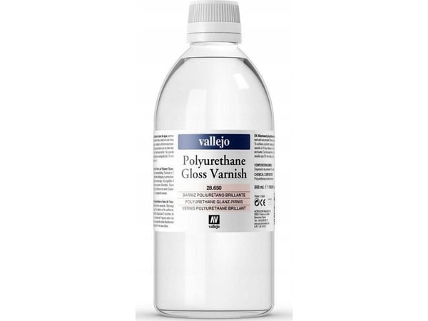 Vallejo glans polyuretanlakk 500 ml