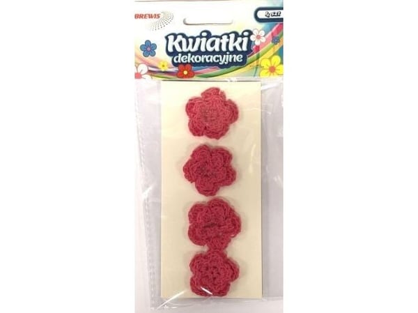 BREWIS Blomster 35mm K35-2 mørk rosa Brewis BREWIS Blomster 35mm K35-2 mørk rosa Brewis