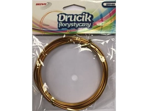 BREWIS Floristtråd 3m DF1 guld Brewis