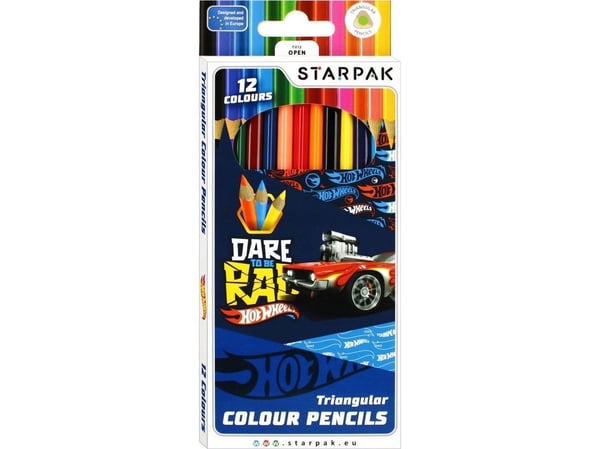 Starpak Koulu lyijykynät 12 kpl kuumia pyöriä