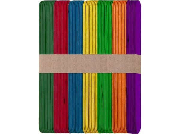 DP Craft kreative pinner DPCRAFT Jumbo, fargerike 14, 8x1, 7 cm, 60 stk., Dalprint