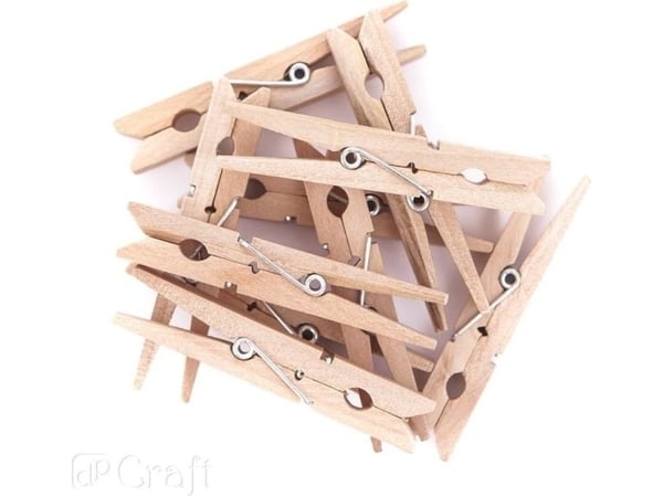 DP Craft Klesklyper i tre DPCRAFT 7, 2cm 10stk Dalprint