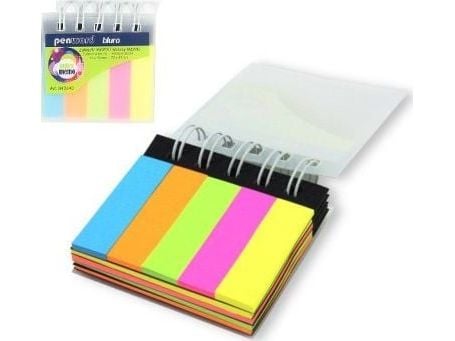 Penword notater, selvklebende med faner og indeks - PENWORD 940545 Penword Targi