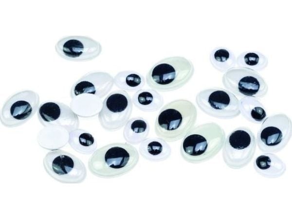 Brewis bevegelige øyeløkker RO18 - 26 stk. mix oval