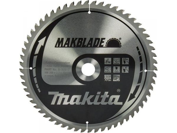 Makita MAKBLADE - Sirkelformet sagblad - for tre - 305 mm - 60 tenner