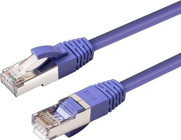 Microconnect MC-SFTP6A01P, 1 m, Cat6a, S/FTP (S-STP), RJ-45, RJ-45, RJ-45