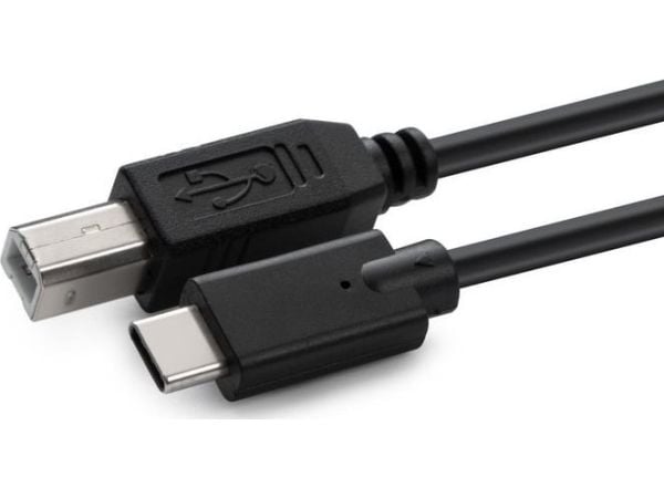 MicroConnect - USB-kabel - 24 pin USB-C (hann) til USB-type B (hann) - USB 3.2 Gen 1 - 5 m - svart