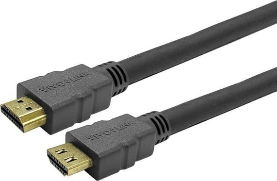 Vivolink PROHDMIHD0.5L, 0,5 m, 4096 x 2160 pikseliä, 3D, 18 Gbit/s, Äänen paluukanava (ARC), Musta
