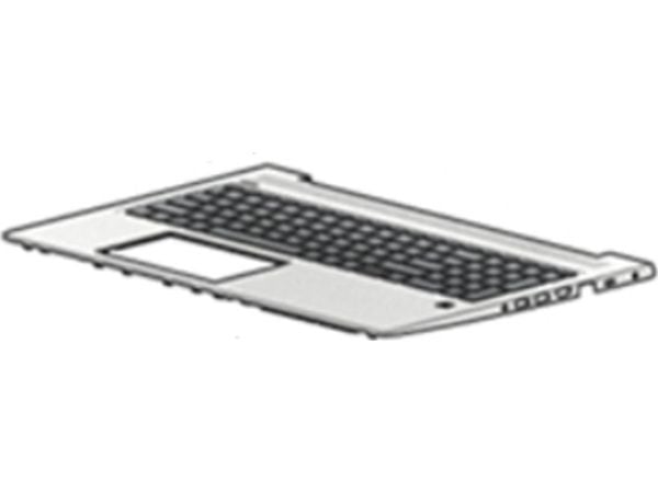 HP - Erstatningstastatur for bærbar PC - med ClickPad - bakbelysning - Tsjekkisk - med toppdeksel - for ProBook 450 G6 Notebook, 450 G7 Notebook