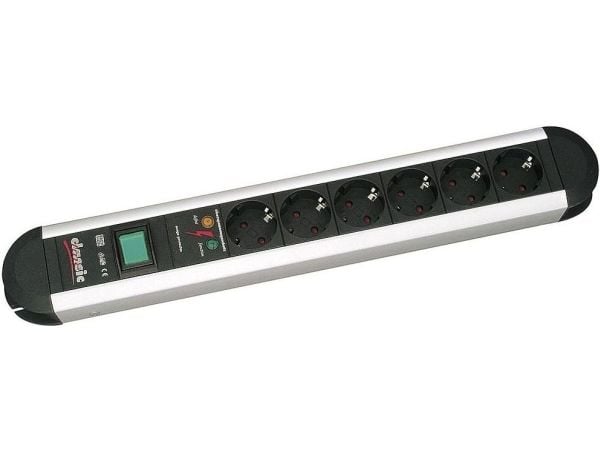 Bachmann Primo, 6 AC stikkontakt(er), Grå, 1,75 m, 71 mm, 474 mm, 47 mm, 47 mm