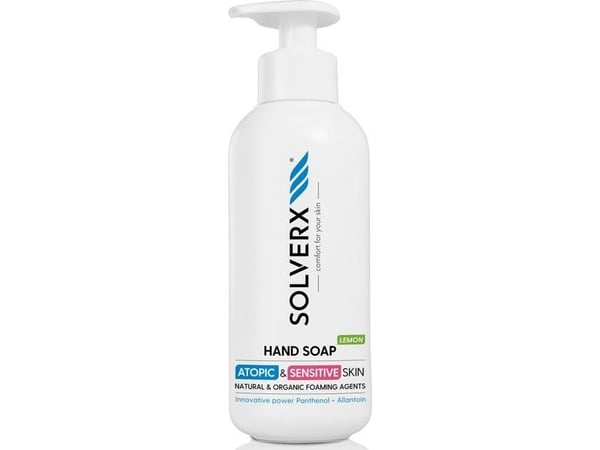 SOLVERX Atopic & Sensitive Skin Sitron flytende håndsåpe for sensitiv hud 250ml