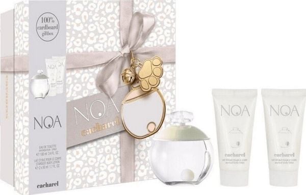Cacharel Noa gaveeske for kvinner – eau de toilette 100 ml + bodylotion 50 ml + bodylotion 50 ml