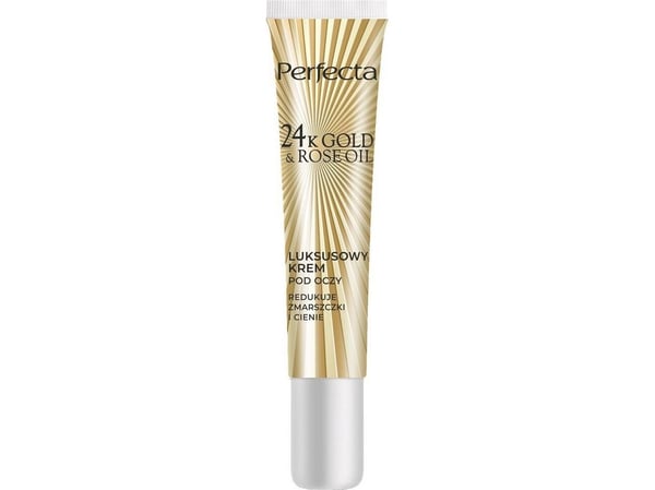 Perfecta Perfecta 24K gull og roseolje luksuriøs anti-rynke øyekrem 15ml