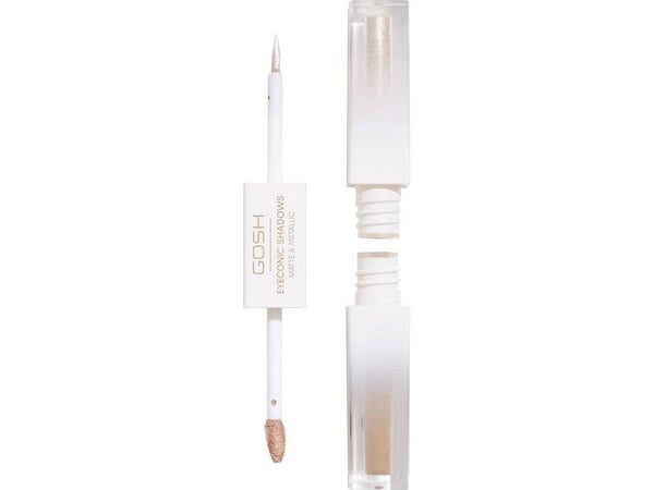 Gosh Gosh Matte & Metallic øyenskygge i krem med applikator 001 Basic B 1,52 ml Gosh Gosh Matte & Metallic øyenskygge i krem med applikator 001 Basic B 1,52 ml