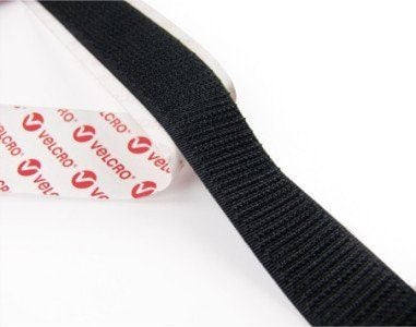 Velcro VEL-EC60215, Musta, 20 mm, 2,5 m, 1 kpl, Laatikko