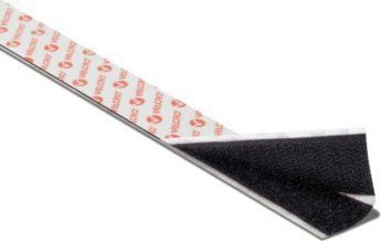 Velcro VEL-EC60211, Musta, 20 mm, 1 m, 1 kpl, Laatikko