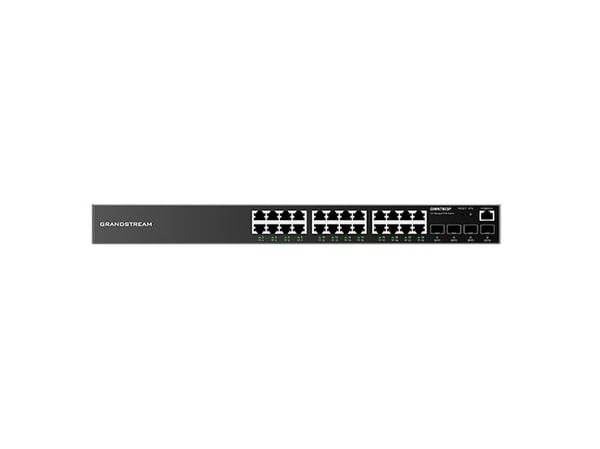 Grandstream GWN7803 - Kytkin - L2+ - Järjestelmänvalvoja - 4 x Gigabit SFP + 24 x 1 Gigabit Ethernet