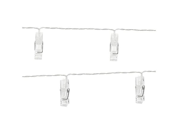 LED lyskæde foto clips