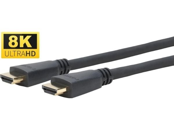 Vivolink PROHDMIFUHD5, 5 m, 7680 x 4320 pikseliä, 3D, 48 Gbit/s, Äänen paluukanava (ARC), Musta