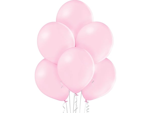 Pastellrosa ballonger 100 stk.