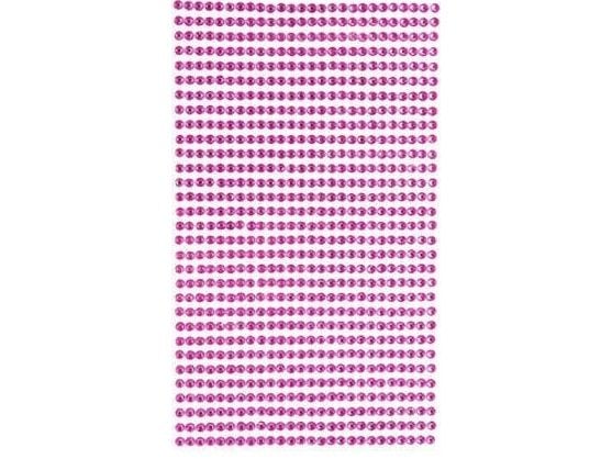 Akson Itseliimautuvat yksiväriset kristallit 806 kpl tummanpinkki univ