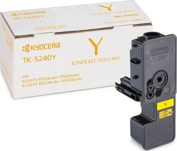 Kyocera TK 5240Y - Gul - original - tonerpatron - for ECOSYS M5526, P5026