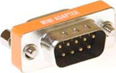 MicroConnect Mini - Hann-hunnveksler - DB-9 (hann) til DB-9 (hunn)
