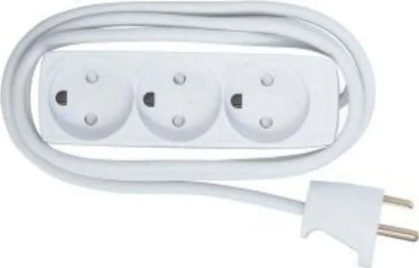 Microconnect GRU035WDK, 5 m, Sisätila, Tyyppi K, Tyyppi K, 1,5 mm², Valkoinen