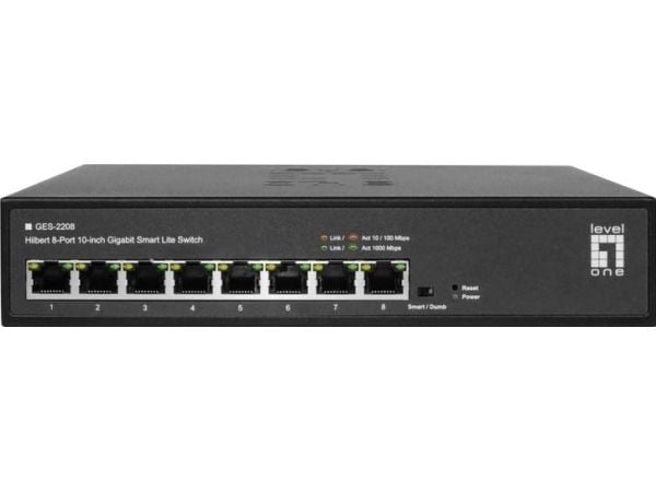 LevelOne - Switch - rackmonterbar
