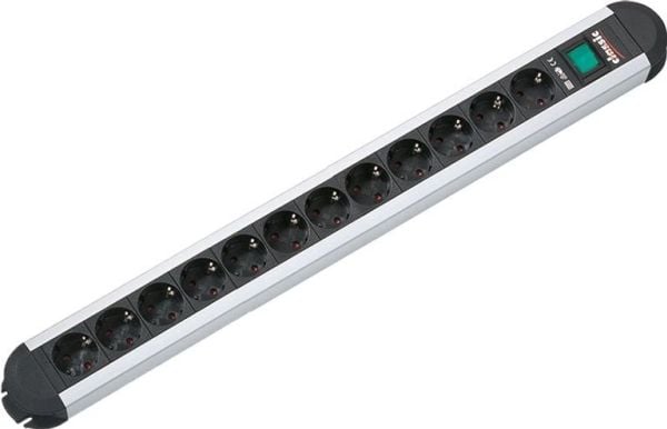 Bachmann 330.073, 1,75 m, Sisätila, Kulmikas, 1,5 mm², Alumiini, Alumiini, Musta