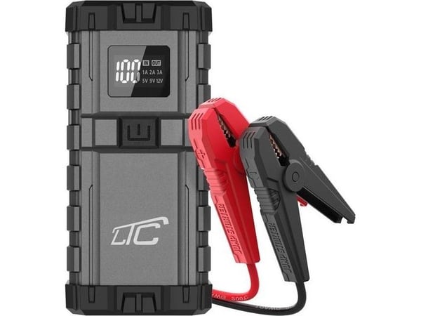 LTC Jump starter LTC oppstartsenhet 24000mAh 2500A strømbank USB QC/USB-C PD