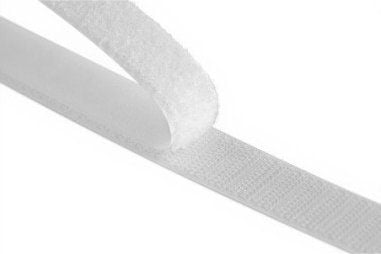 Velcro VEL-EC60224, Valkoinen, 20 mm, 0,5 m, 1 kpl