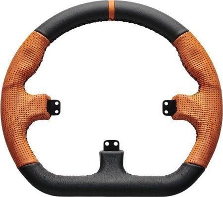 Asetek SimSports GT Rim – Closed D, lær – oransje