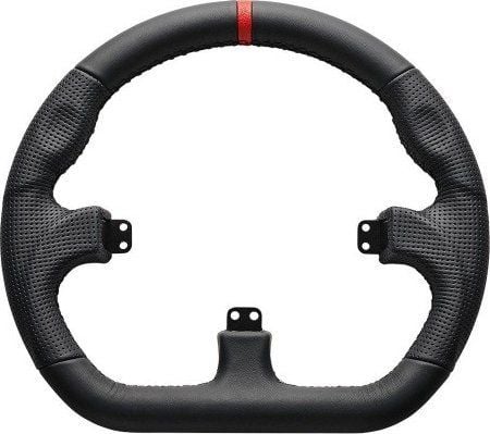 Asetek SimSports GT Felg - Lukket D, skinn - svart