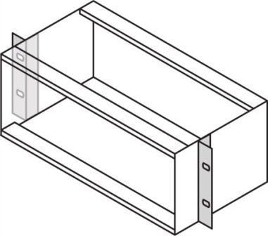 SCHROFF 19" BRACKET 3U UNIV.(2PCS/KIT) - Telinevarusteet (24560199) - Rack accessories (24560199)