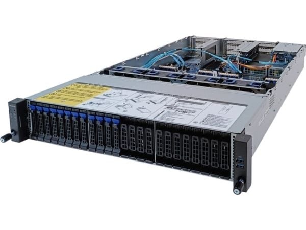 Gigabyte R282-Z97 (Rev. A00) - Server - rackmonterbar 2U - 1-veis - ingen CPU - RAM 0 GB - SATA/SAS/NVMe - hot-swap 2.5" brønn(er) - uten HDD - AST...