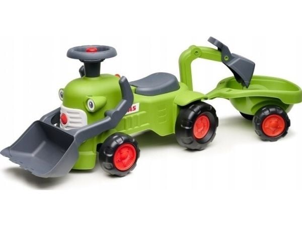 FALK Claas traktor med tilhenger