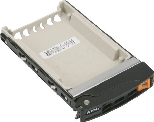 Supermicro - Bakke for harddiskstasjon - svart, oransje
