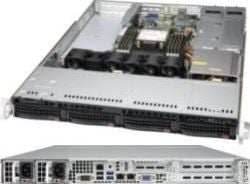 Supermicro SC815 TQC4-R504WB3 - Rackmonterbar 1U - utvidet ATX (E-ATX) - SATA/SAS - hot-swap 600 watt - svart